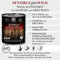 Lamers Black Label Sensible Wild, Kaninchen plus