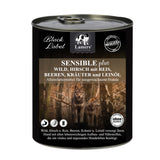 Lamers Black Label Sensible Wild, Hirsch plus, getreidefreies Hunde-Nassfutter