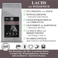 Lamers Black Label Lachs und Weißfisch Katzentrockenfutter