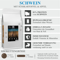 Lamers Black Label Schwein, Süßkartoffel & Apfel