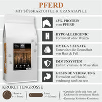 Lamers Black Label Pferd, Süßkartoffel & Granatapfel