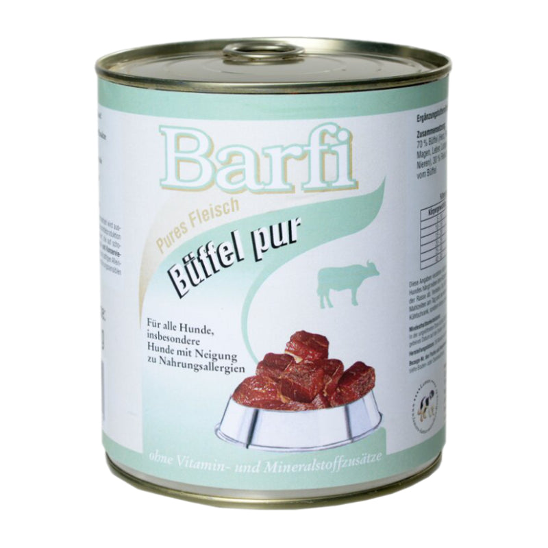 Barfi Büffel BARF Nassfutter Dose für Hunde kaufen – Lamers  Futtermittelhandlung