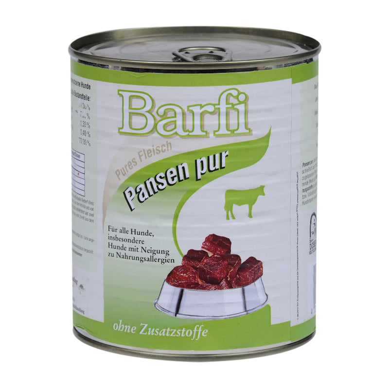 Barfi Pansen BARF Nassfutter Dose für Hunde kaufen – Lamers  Futtermittelhandlung