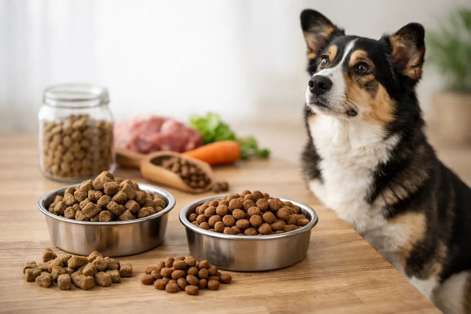 Kaltgepresstes Futter beim Hund umstellen