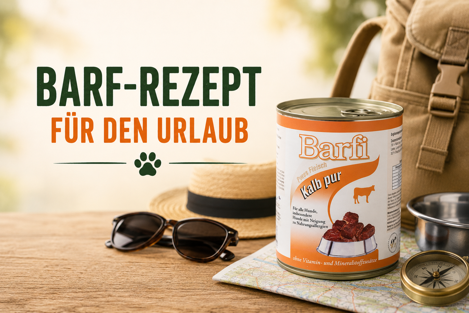 BARF-Rezept für den Urlaub