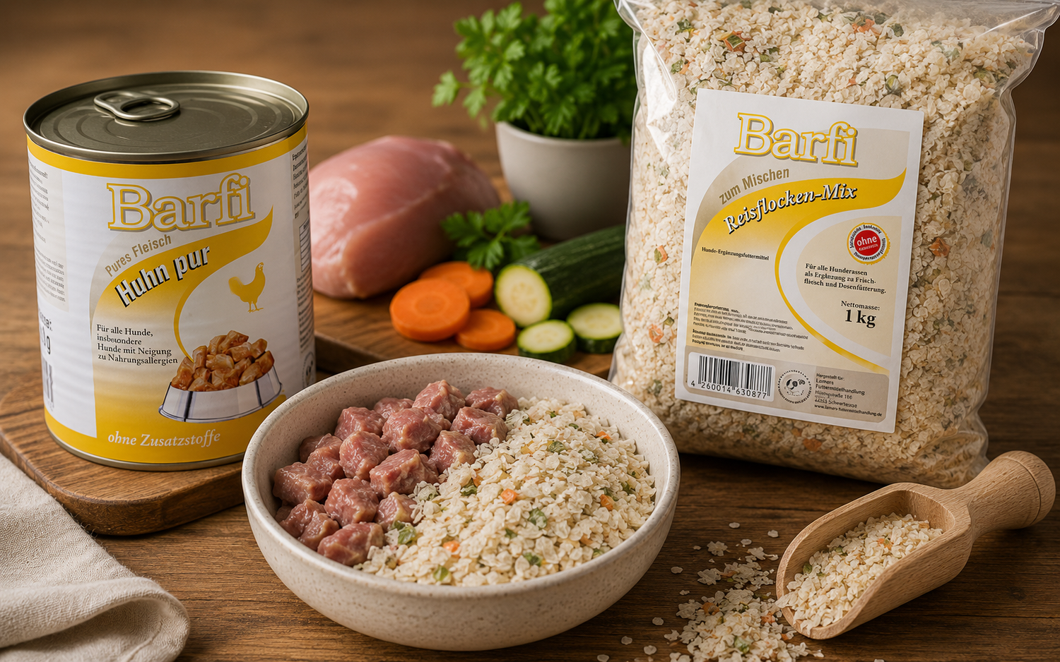 BARFI-Flocken richtig einsetzen