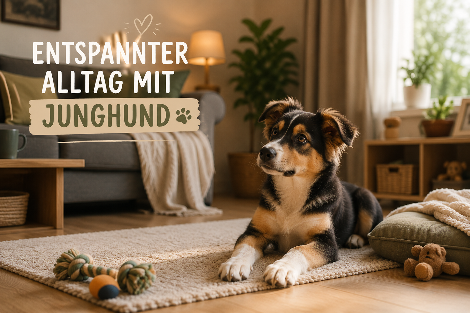 Entspannter Alltag mit Junghund