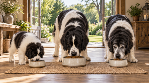Können Hunde unterschiedlichen Alters dasselbe Futter bekommen?