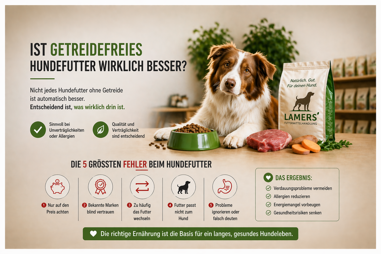 🧠 Ist getreidefreies Hundefutter wirklich besser?