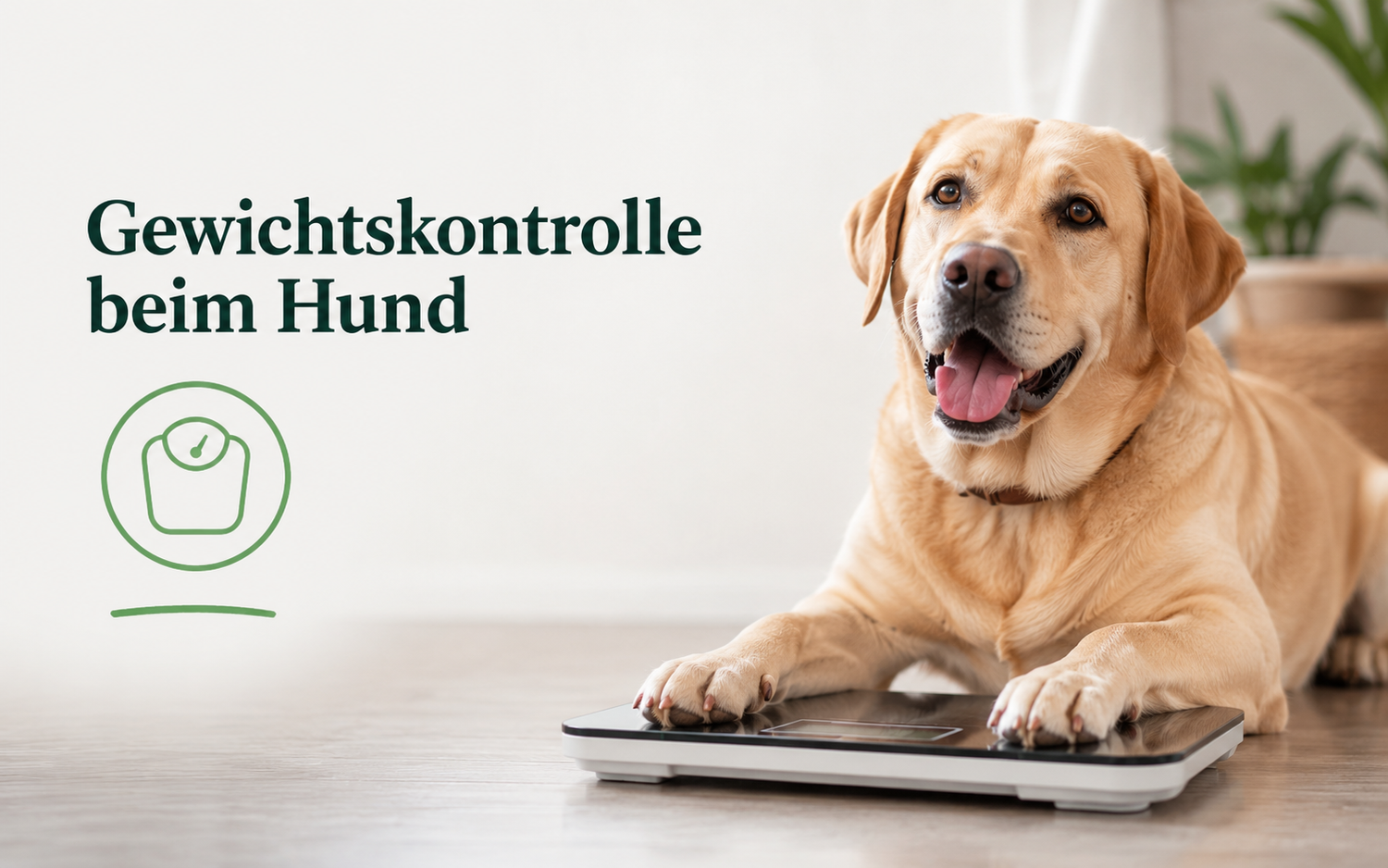 Gewichtskontrolle beim Hund