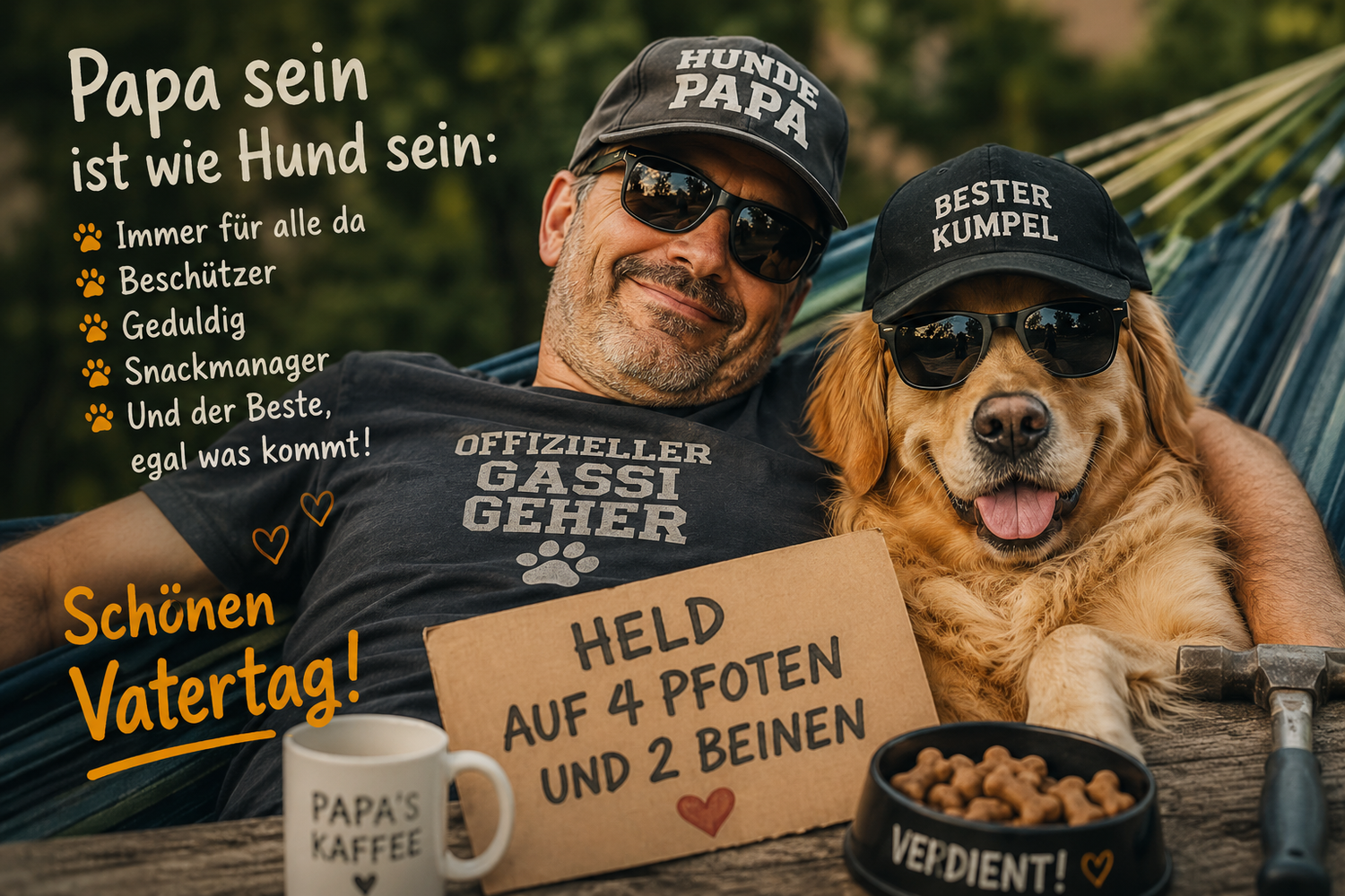 Vatertag mit Hund – Die stillen Helden des Alltags