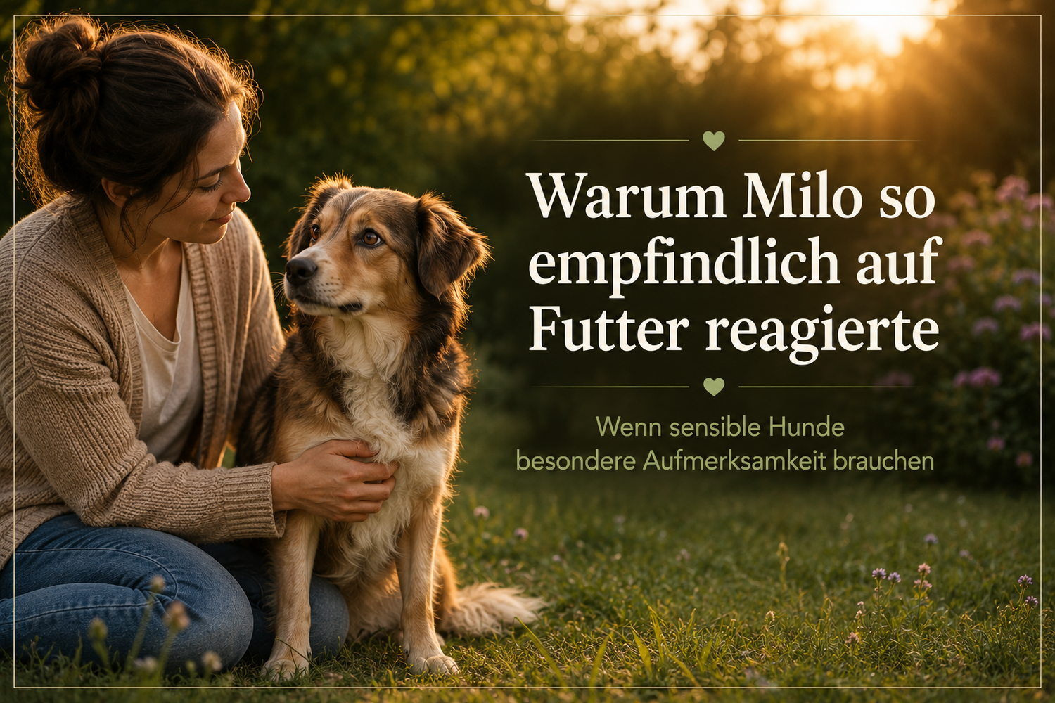 Warum Milo so empfindlich auf Futter reagierte