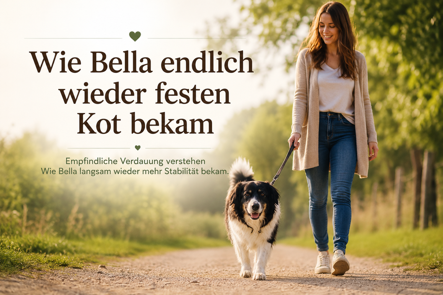 Wie Bella endlich wieder festen Kot bekam Lamers