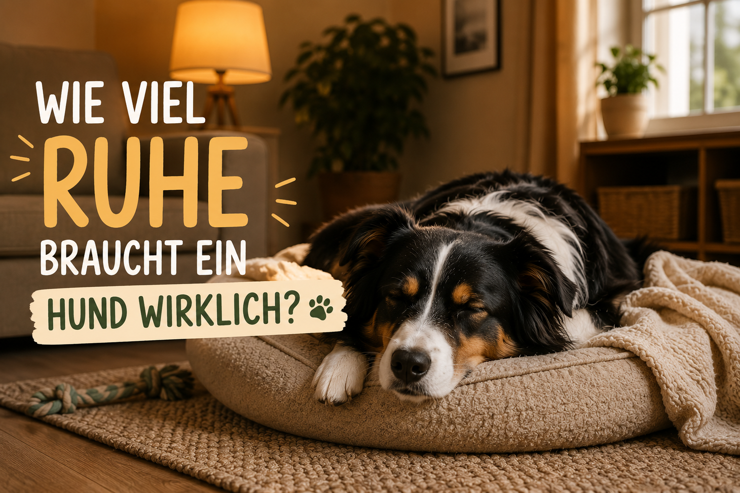 Wie viel Ruhe braucht ein Hund wirklich?