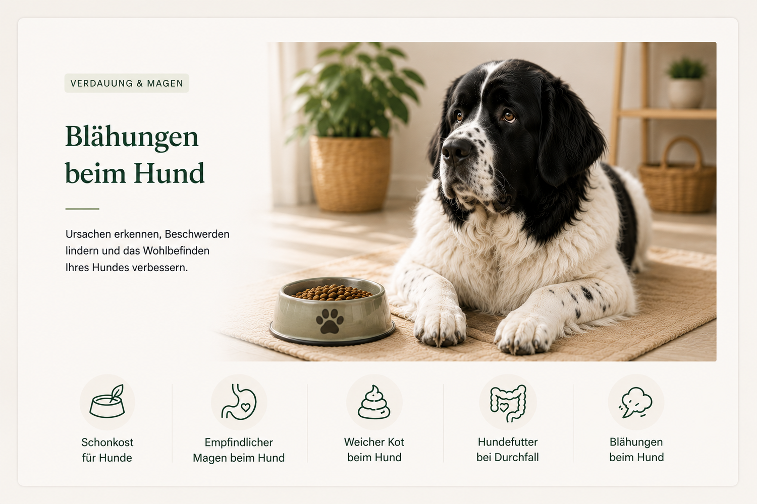 Blähungen Hund Lamers