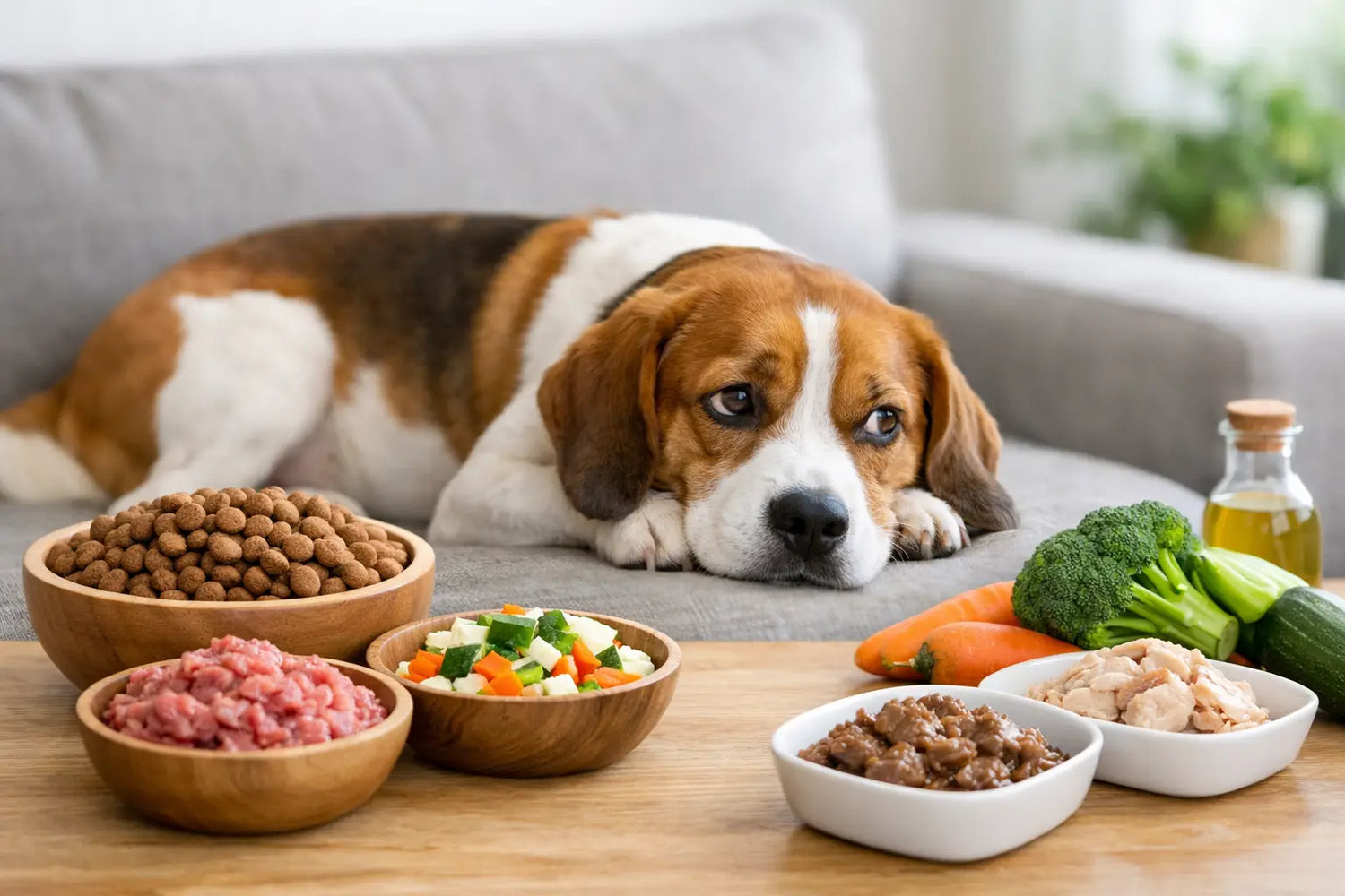 Futter für Hunde mit Blähungen richtig wählen