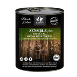 Lamers Black Label Sensible Geflügel plus, Hunde-Nassfutter mit Reis & Hüttenkäse