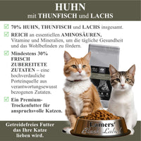 Lamers Black Label Huhn mit Thunfisch und Lachs Katzentrockenfutter