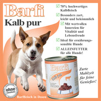 Barfi Kalb Barffleisch in Dosen