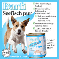 Barfi Seefisch Barffleisch in Dosen