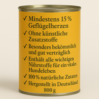 Lamers Fleischtopf Geflügelherzen in Dosen