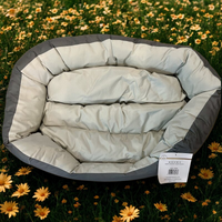 Hundebett 65 cm grau