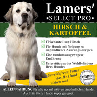 Lamers Select Pro Hirsch und Kartoffel (getreidefrei) Trockenfutter