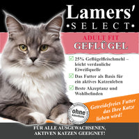 Lamers Select Adult Fit Geflügel Katzentrockenfutter