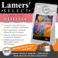Lamers Select Adult Fit Geflügel Katzentrockenfutter
