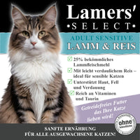 Lamers Select Adult Fit Lamm und Reis Katzentrockenfutter