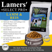 Lamers Select Pro Lamm und Reis (glutenfrei) Trockenfutter