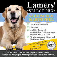 Lamers Select Pro Seefisch und Kartoffel (getreidefrei) Trockenfutter