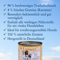 Lamers Sensitive Truthahn mit Gemüse 200g