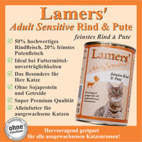 Lamers Adult Sensitive feinstes Rind & Pute