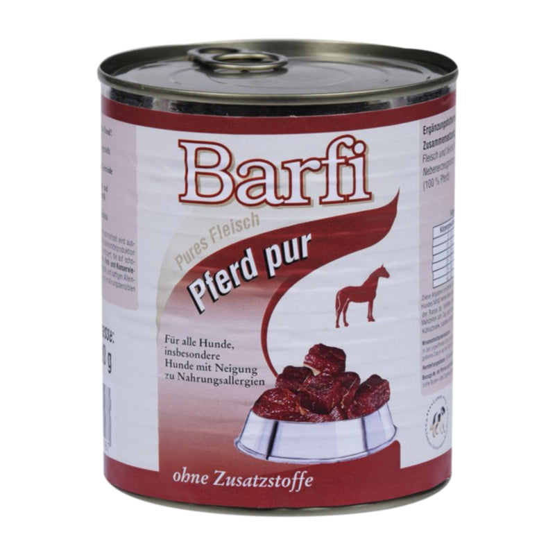 Barfi Pferd Barffleisch in Dosen Hundenassfutter BARF Alleinfutter