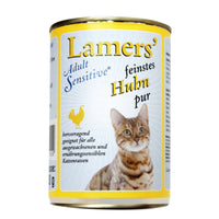 Lamers Adult Sensitive Katzenfutter Huhn pur – hochwertiges Nassfutter mit 70 % Hühnerfleisch