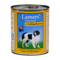 Lamers Fleischtopf Geflügelherzen Hundenassfutter Dose Alleinfutter