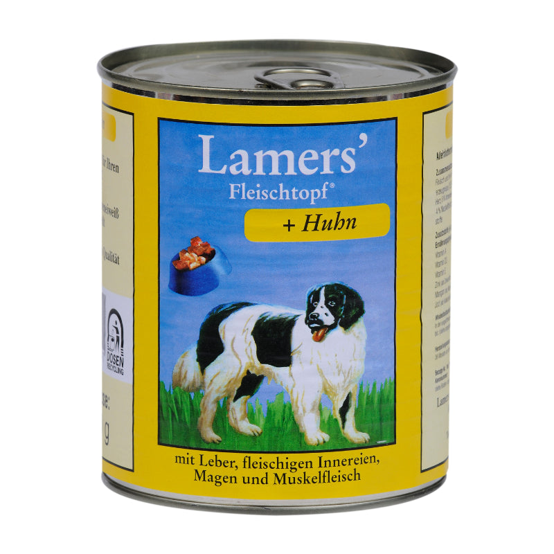 Lamers Fleischtopf Huhn Hundenassfutter Dose hochwertiges Alleinfutter