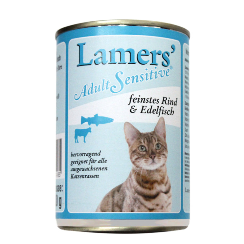 Lamers Adult Sensitive Rind Edelfisch Katzen Nassfutter Dose getreidefrei