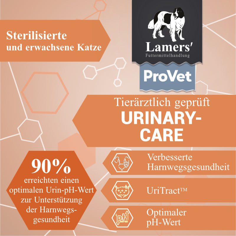 Lamers ProVet Urinary Care Katzenfutter – spezielles Trockenfutter für empfindliche Harnwege