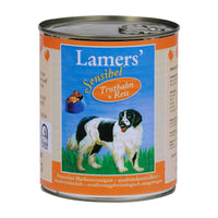 Lamers Sensibel Truthahn und Reis Hundenassfutter Dose hochwertiges Alleinfutter