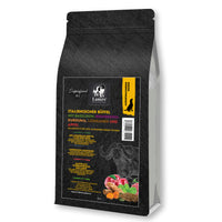 Hundefutter mit italienischem Büffel von Lamers – Superfood 65 getreidefreies Trockenfutter mit 65% Fleischanteil