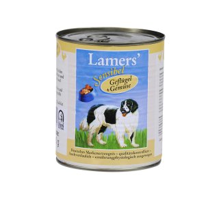 Lamers Sensibel Geflügel & Gemüse 400g Hundedosenfutter