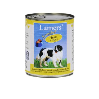Lamers Sensibel Huhn & Reis Hundedosenfutter