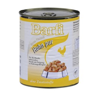 Barfi Huhn Barffleisch in Dosen 800 g / 6er-Pack