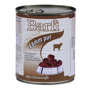 Barfi Lamm Barffleisch in Dosen 400 g / 6er-Pack