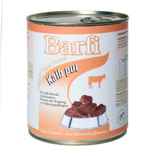 Barfi Kalb Barffleisch in Dosen 400 g / 6er-Pack