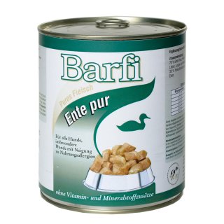 Barfi Ente Barffleisch in Dosen 400g