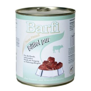 Barfi Büffel Barffleisch in Dosen 800g