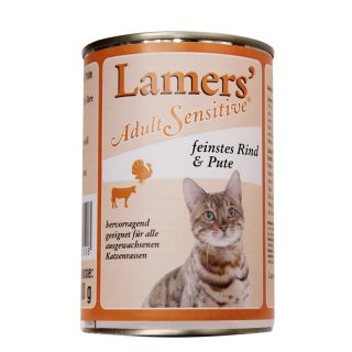 Lamers Adult Sensitive feinstes Rind & Pute 400g